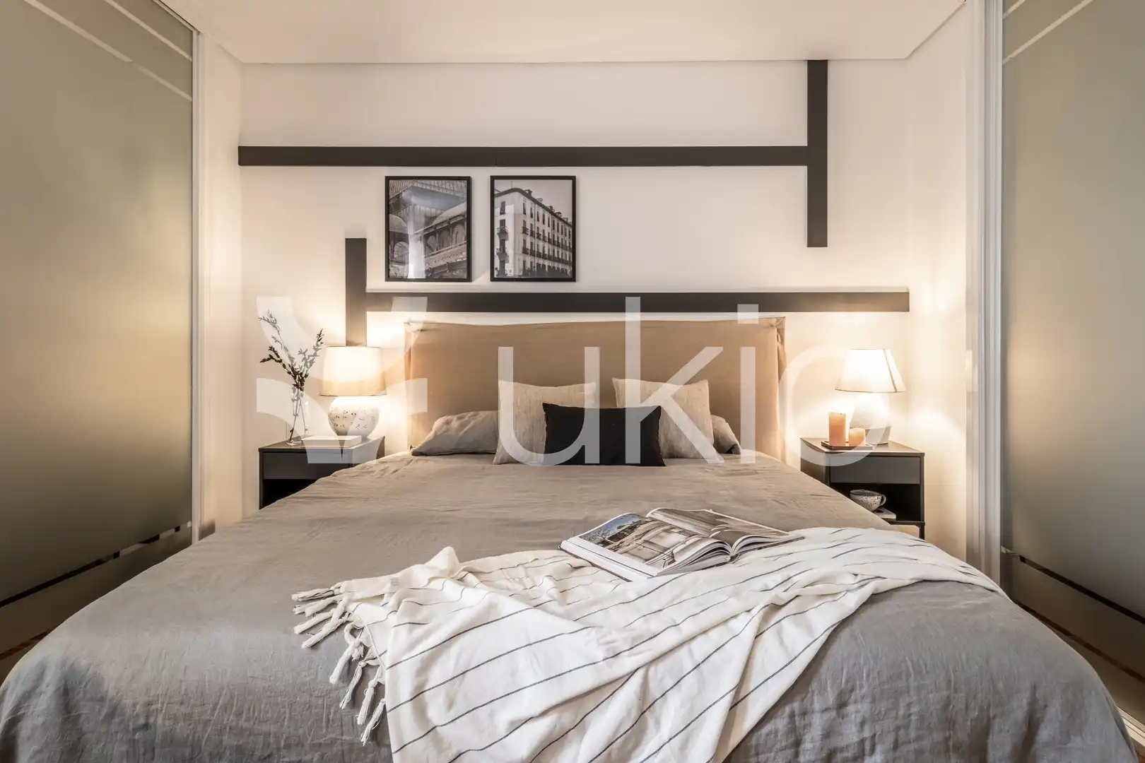Habitación de Apartamento de alquiler en Madrid con Aire acondicionado, Calefacción y Amueblado