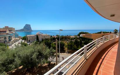Exterior view of Apartment for sale in Calpe / Calp  with Air Conditioner, Terrace and Swimming Pool