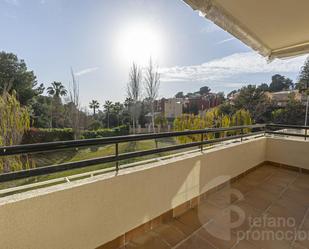 Terrace of Flat for sale in Málaga Capital  with Air Conditioner, Heating and Parquet flooring