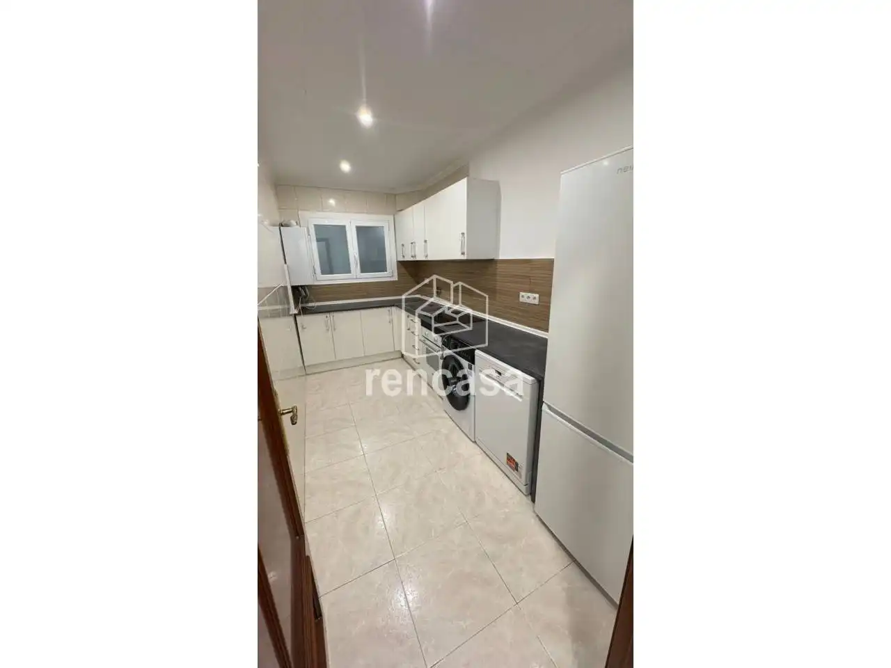 Kitchen of Flat for rent in Lleida  with Heating, Furnished and Balcony