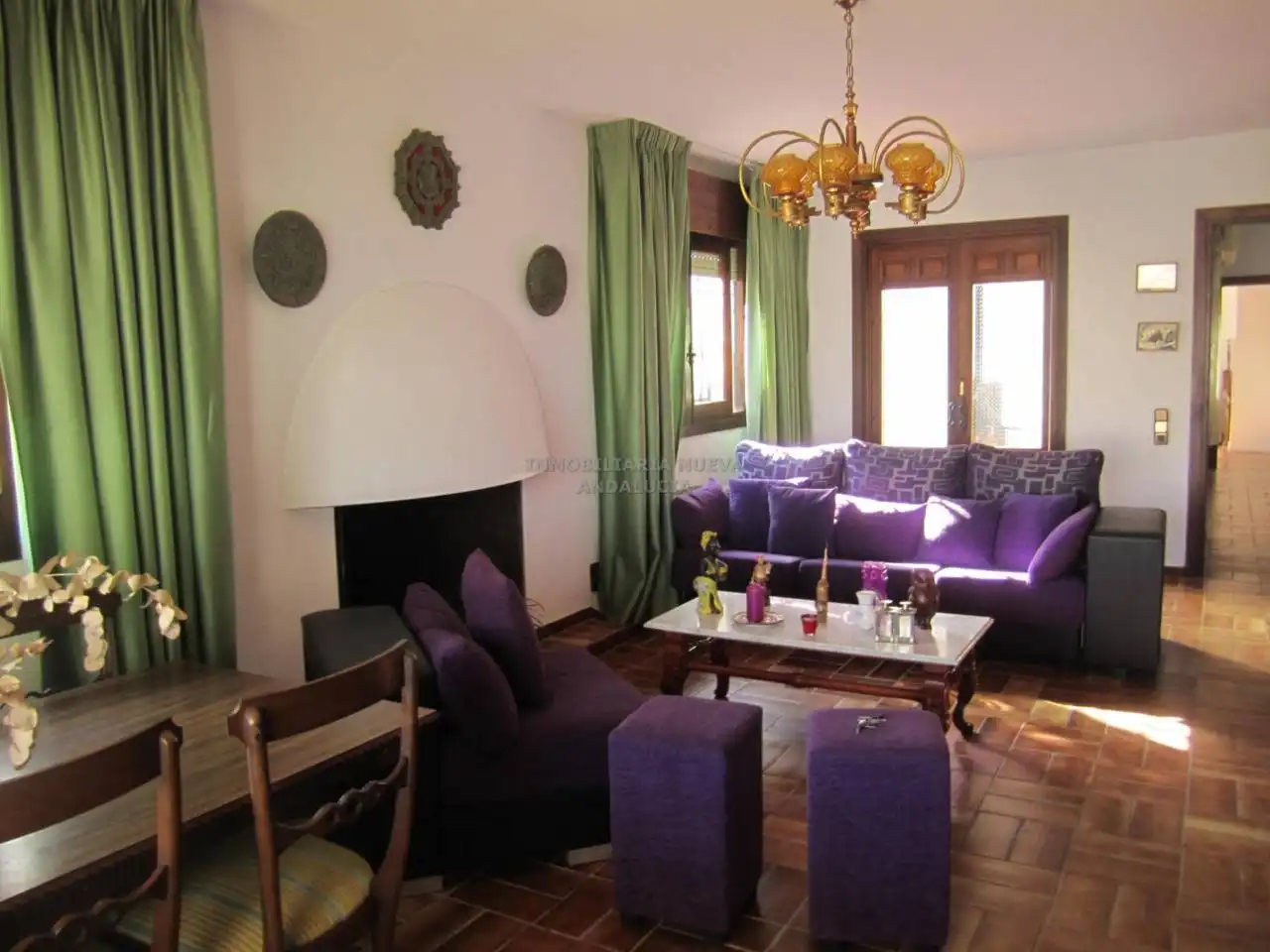 Sala de estar de Casa o chalet de alquiler en Almería con Terraza y Amueblado