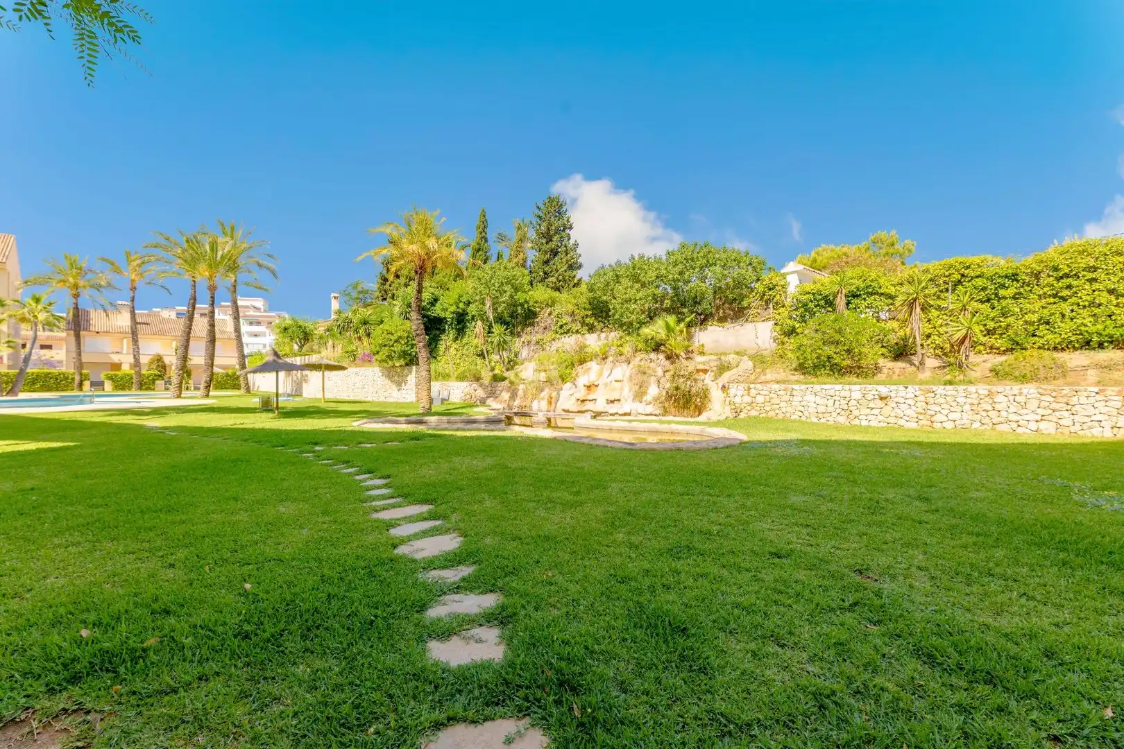 Jardín de Piso en venta en Jávea / Xàbia con Aire acondicionado, Jardín privado y Terraza