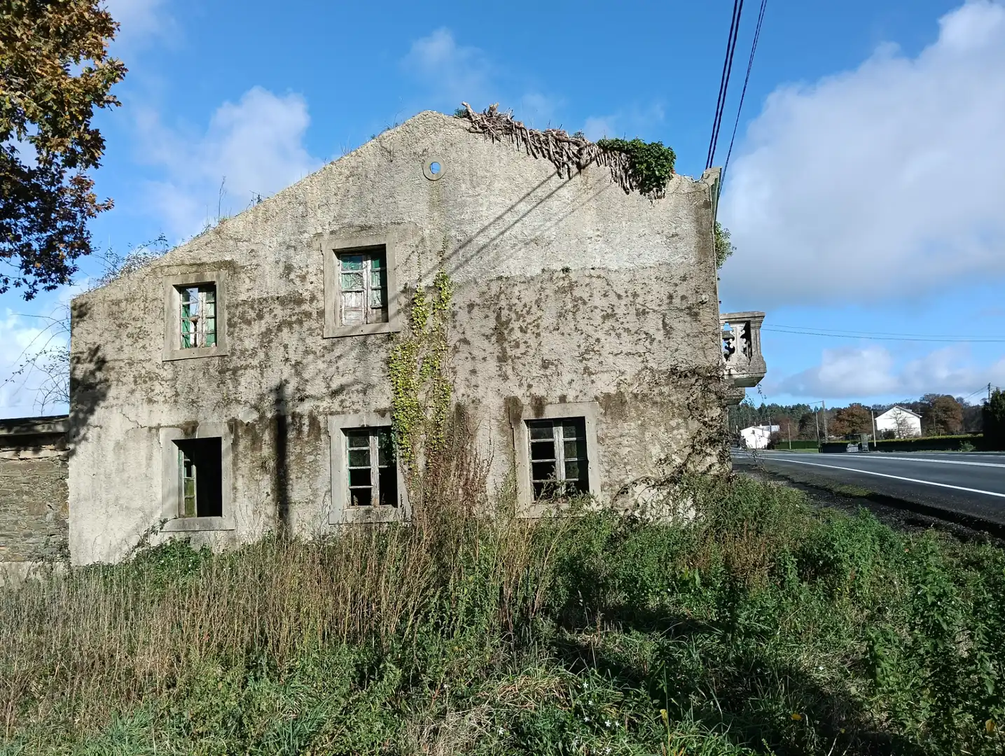 Vista exterior de Casa o chalet en venta en Mesía con Jardín privado