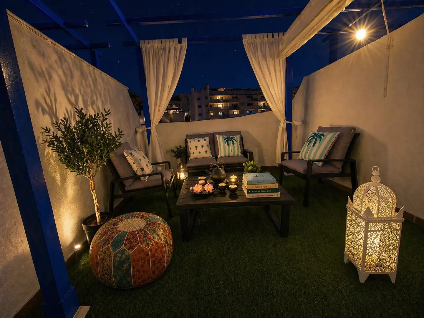 Terrasse von Dachboden zum Verkauf in Benalmádena mit Klimaanlage, Heizung und Terrasse