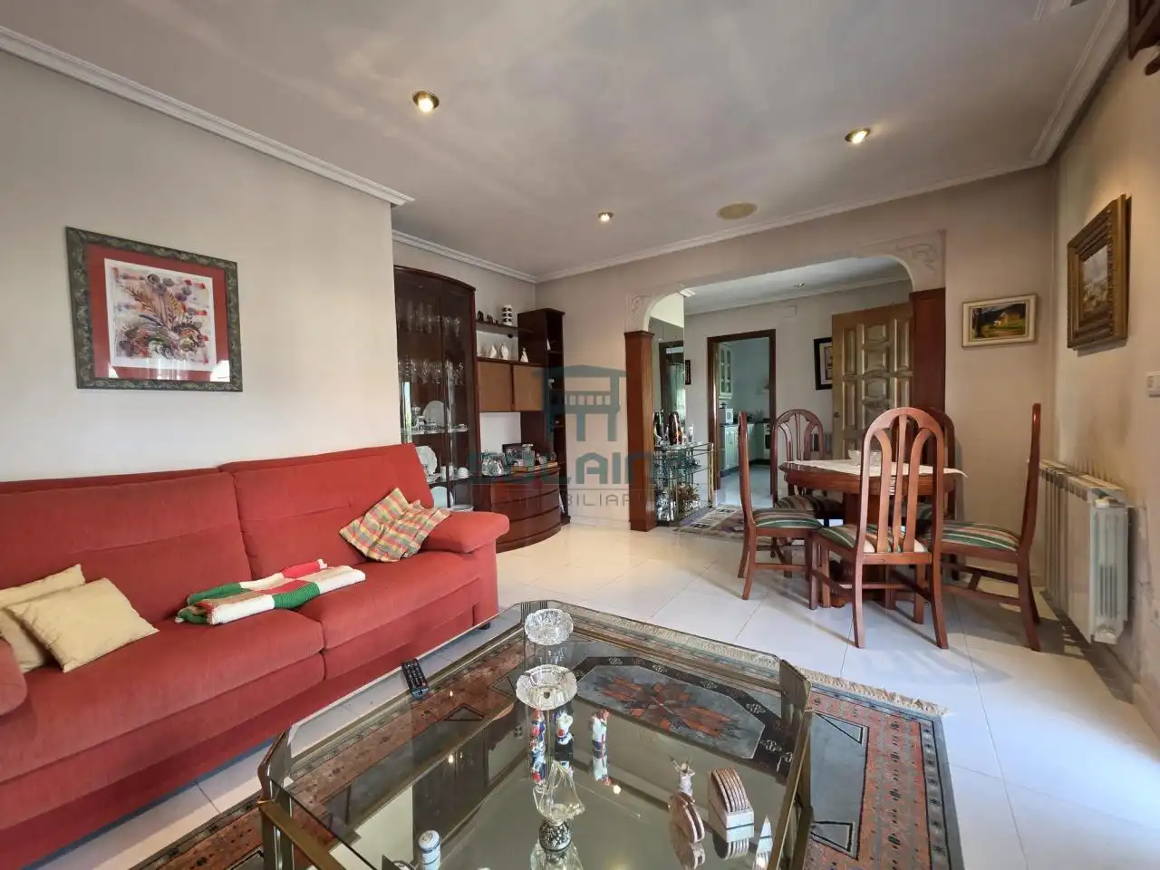 Sala d'estar de Casa o xalet en venda en Castrelo de Miño amb Calefacció, Jardí privat i Terrassa