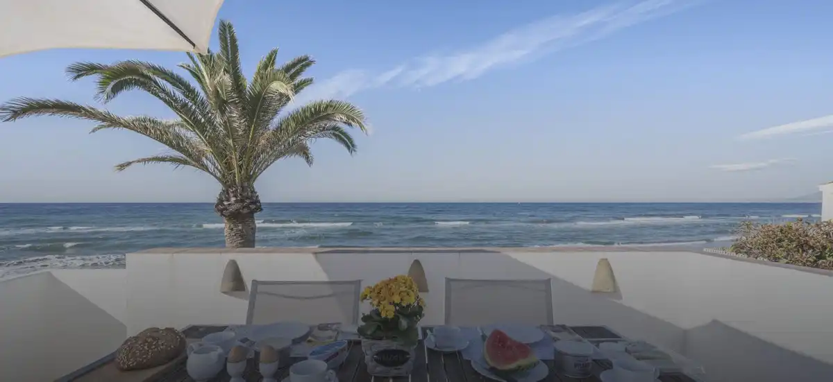 Terrassa de Casa o xalet en venda en Marbella amb Aire condicionat, Jardí privat i Terrassa