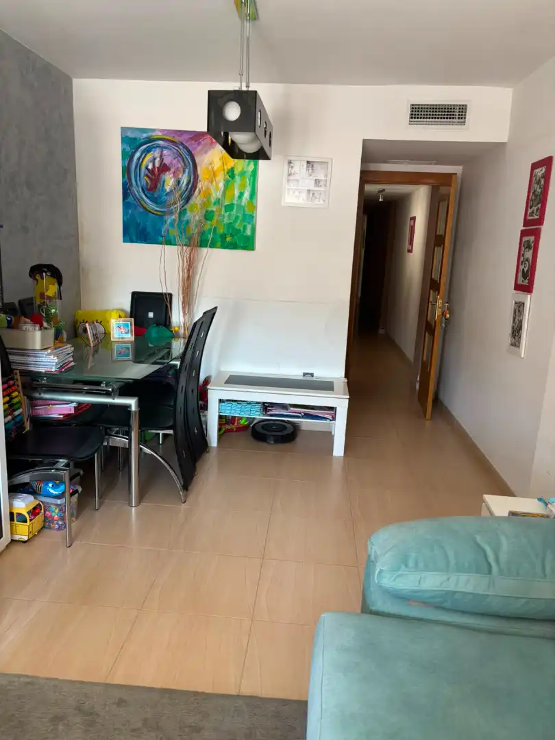 Sala de estar de Piso en venta en Roquetas de Mar con Aire acondicionado