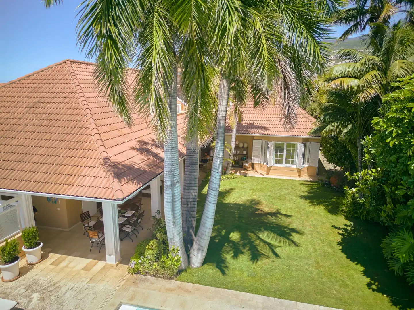 Vista exterior de Casa o chalet en venta en Santa Úrsula con Aire acondicionado, Calefacción y Jardín privado