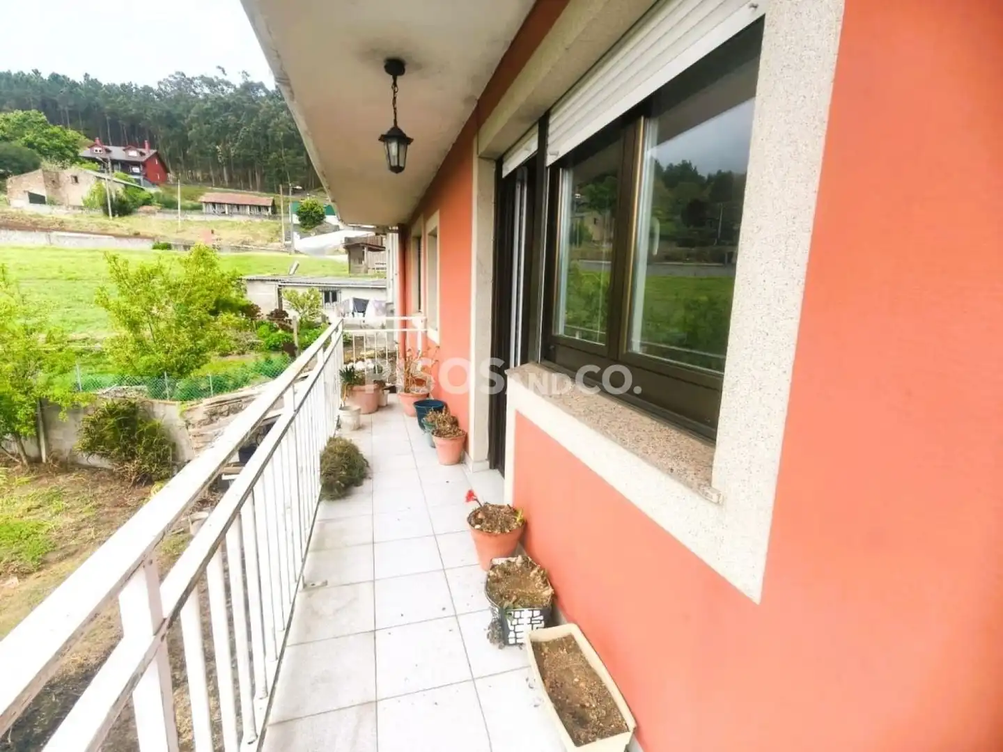 Vista exterior de Casa o chalet en venta en Culleredo con Calefacción, Terraza y Amueblado