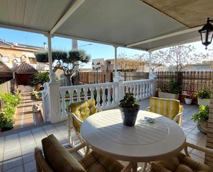 Terrassa de Casa adosada en venda en Vila-real amb Aire condicionat, Calefacció i Jardí privat