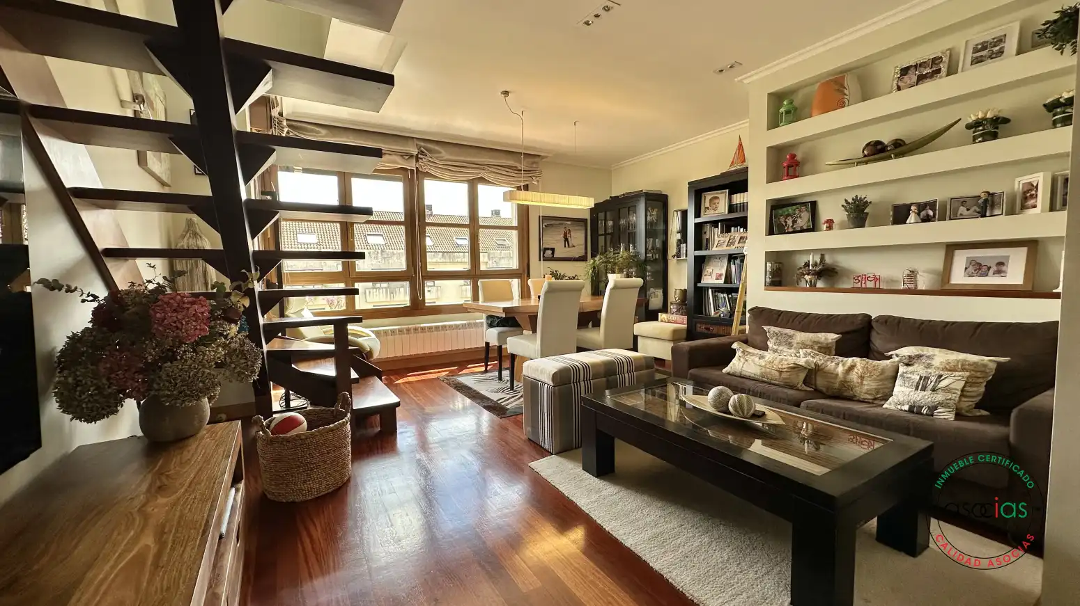 Living room of Flat for sale in Gijón   with Heating, Storage room and Swimming Pool