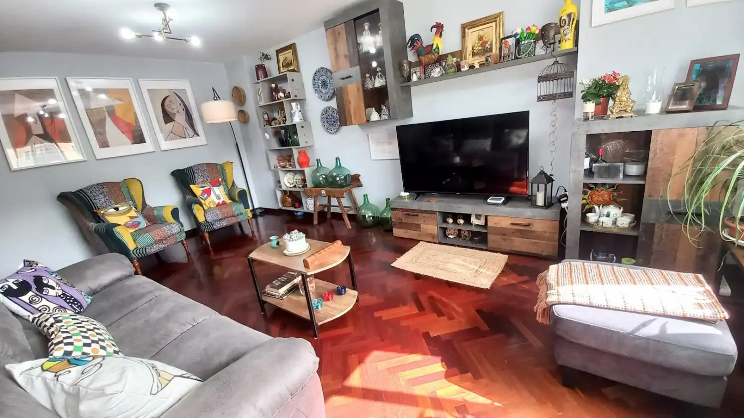 Sala de estar de Piso en venta en Arteixo pueblo