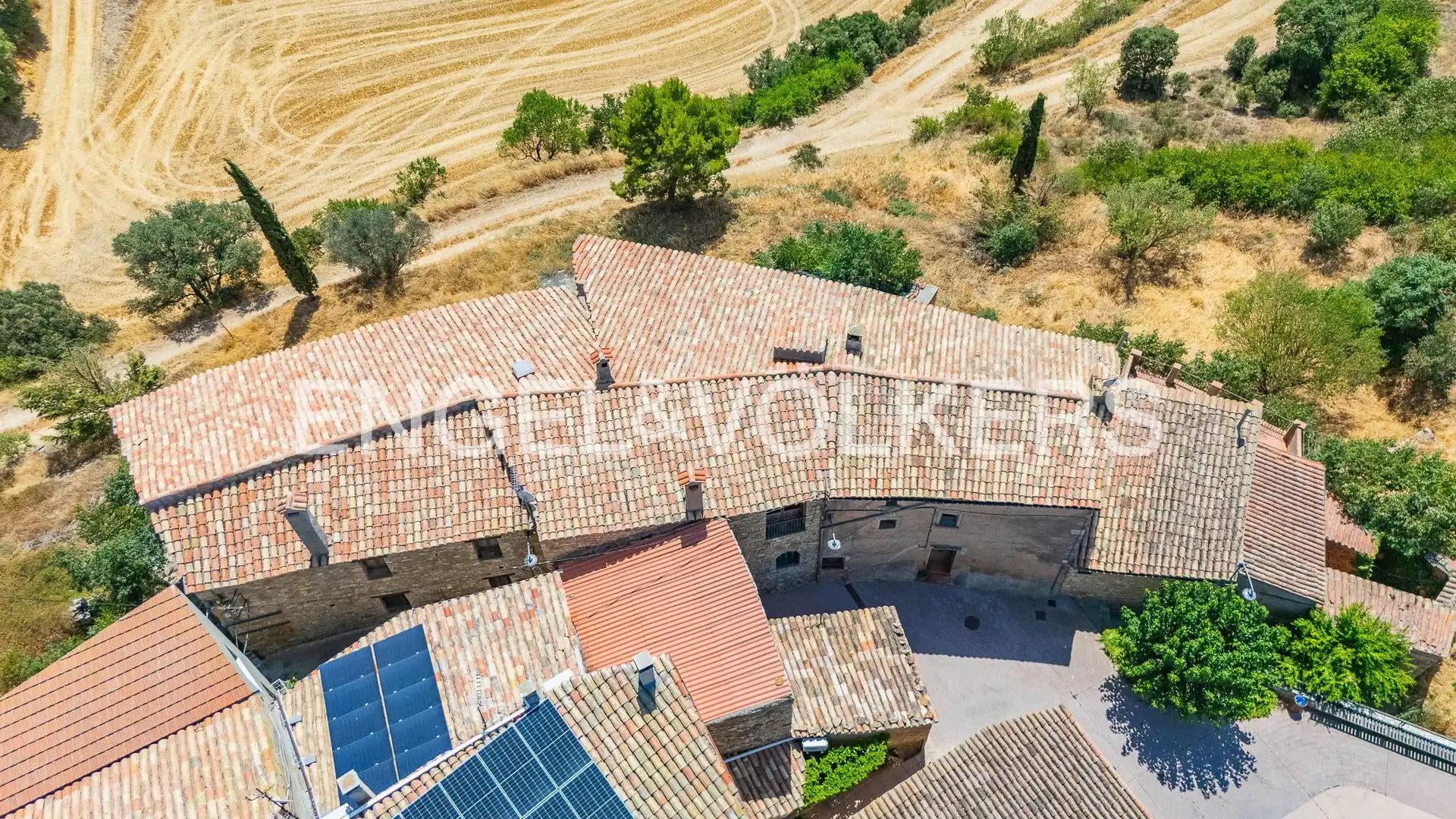 Vista exterior de Casa o chalet en venta en Calonge de Segarra con Calefacción, Jardín privado y Terraza