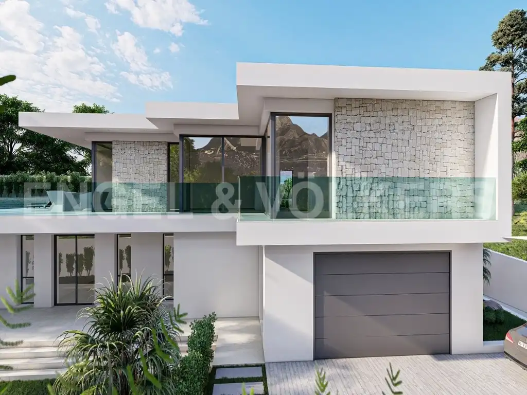 Vista exterior de Casa o chalet en venta en L'Alfàs del Pi con Aire acondicionado y Piscina
