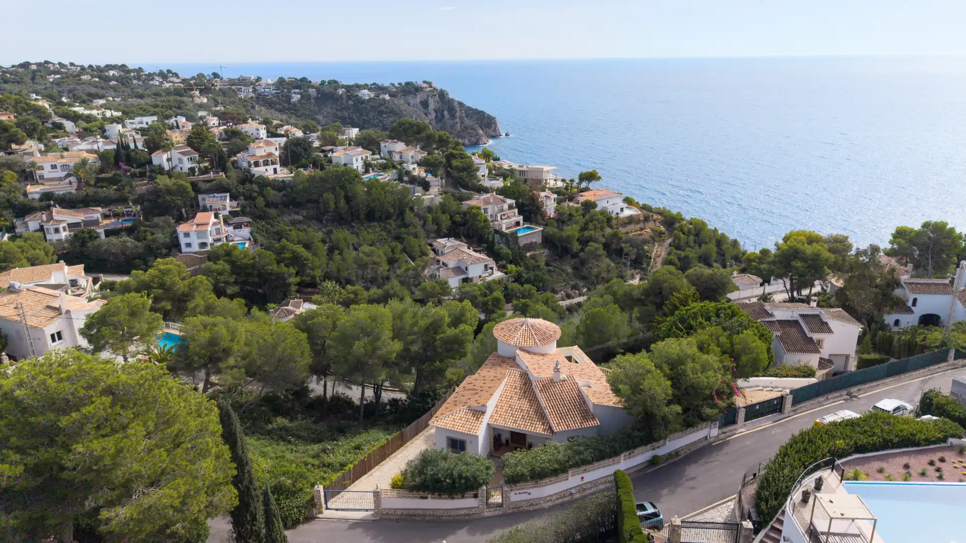Exterior view of Houses for sale in Jávea / Xàbia  with Heating, Private garden and Terrace