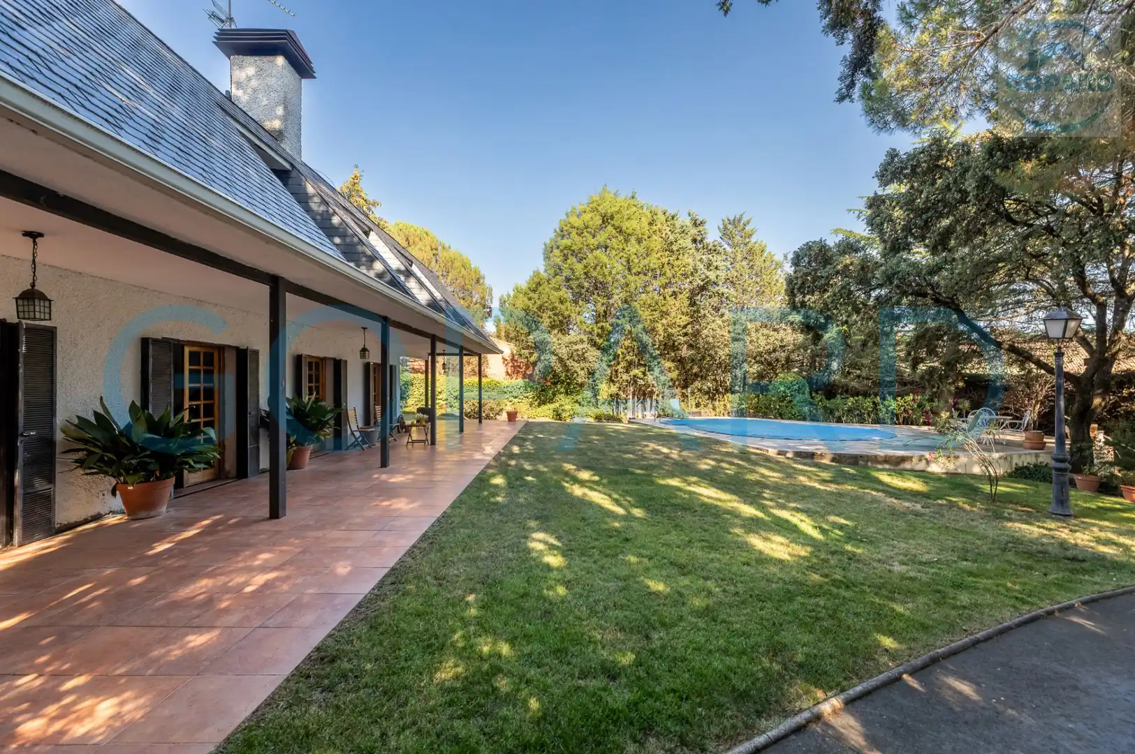 Jardí de Casa o xalet en venda en Alpedrete amb Calefacció, Jardí privat i Parquet