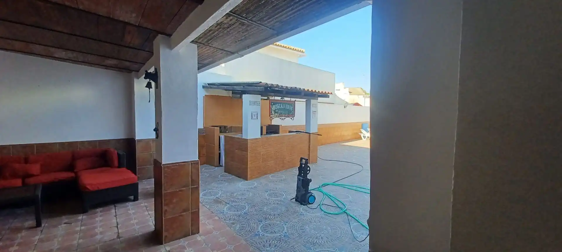 Terraza de Casa o chalet en venta en Castilblanco de los Arroyos con Aire acondicionado