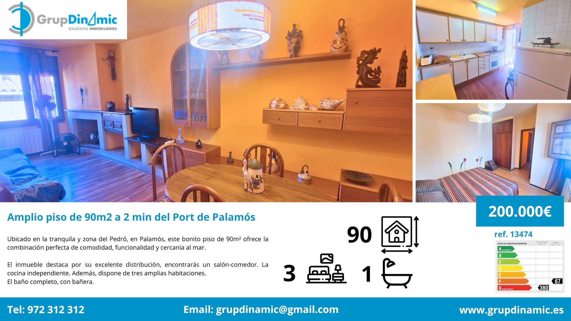Exterior view of Flat for sale in Palamós  with Terrace