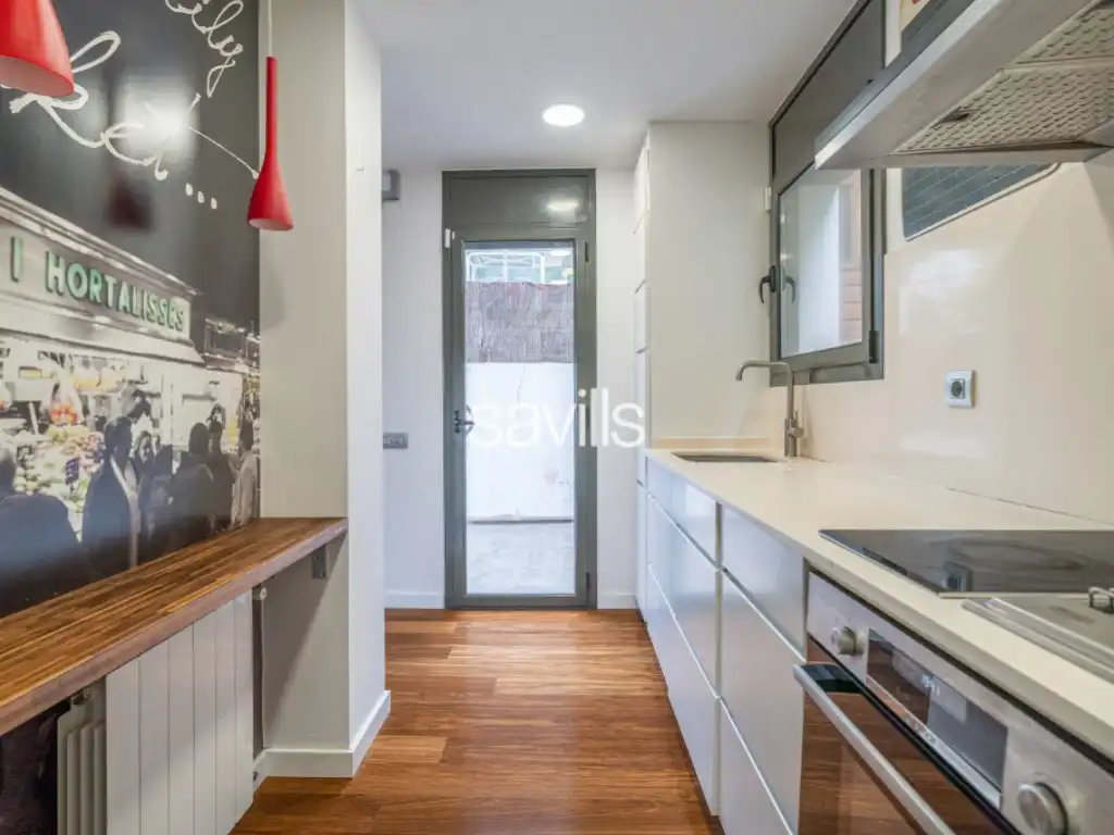 Cocina de Casa o chalet de alquiler en Barcelona con Horno