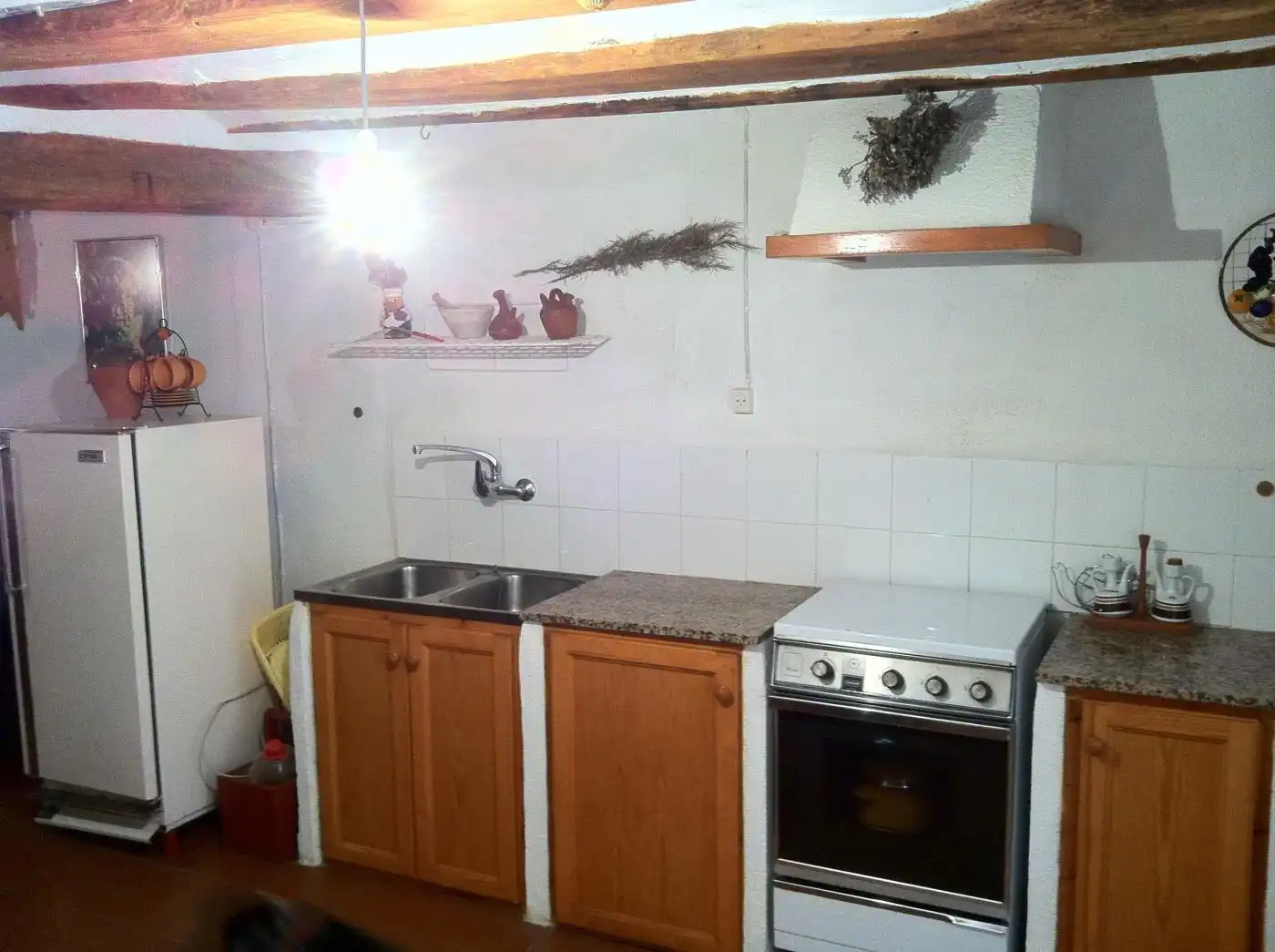 Cocina de Finca rústica en venta en Vallibona con Amueblado, Horno y Balcón