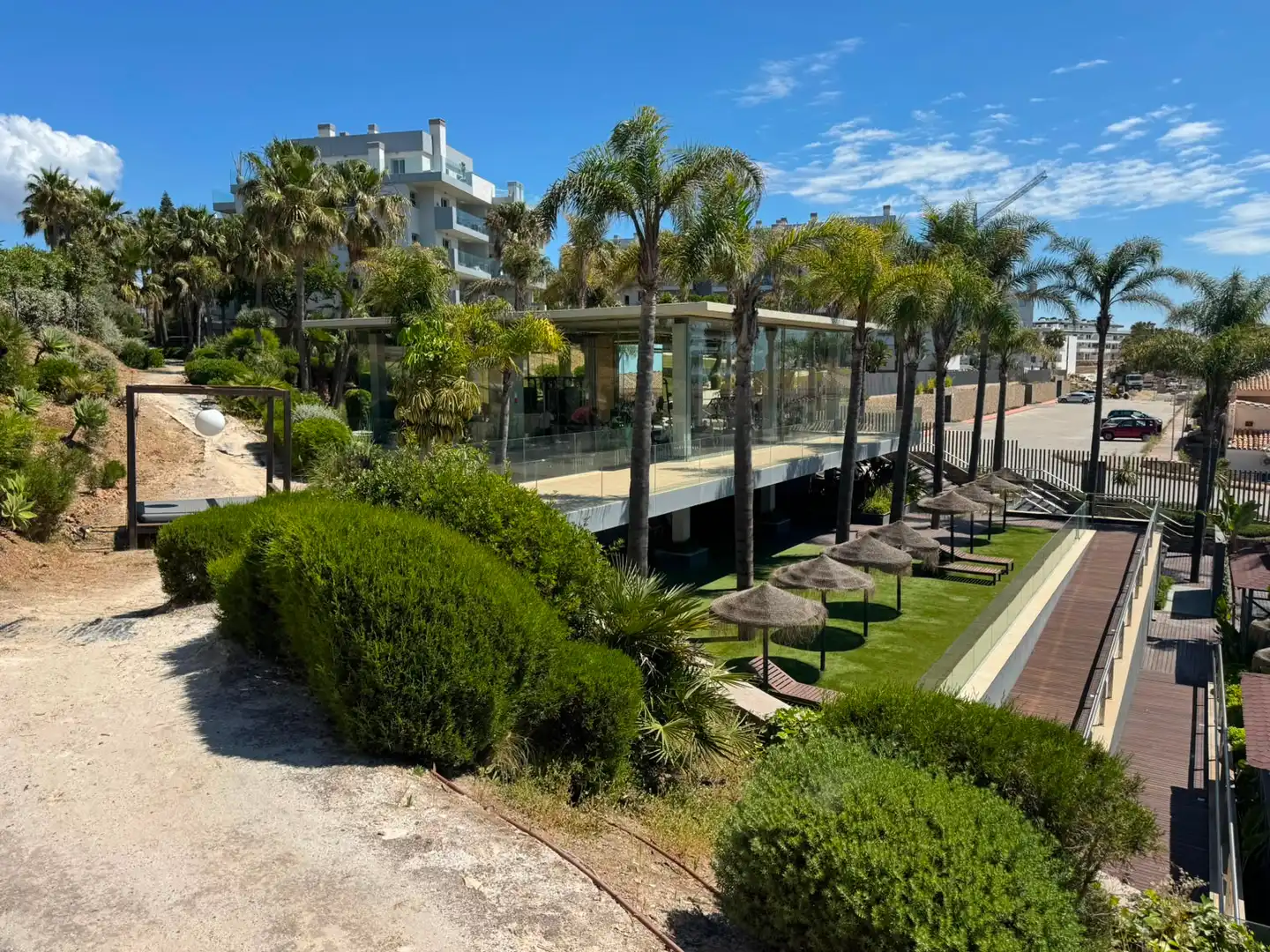 Terraza de Apartamento en venta en Mijas con Aire acondicionado, Calefacción y Parquet