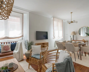 Wohnzimmer von Wohnung zum verkauf in  Madrid Capital mit Balkon