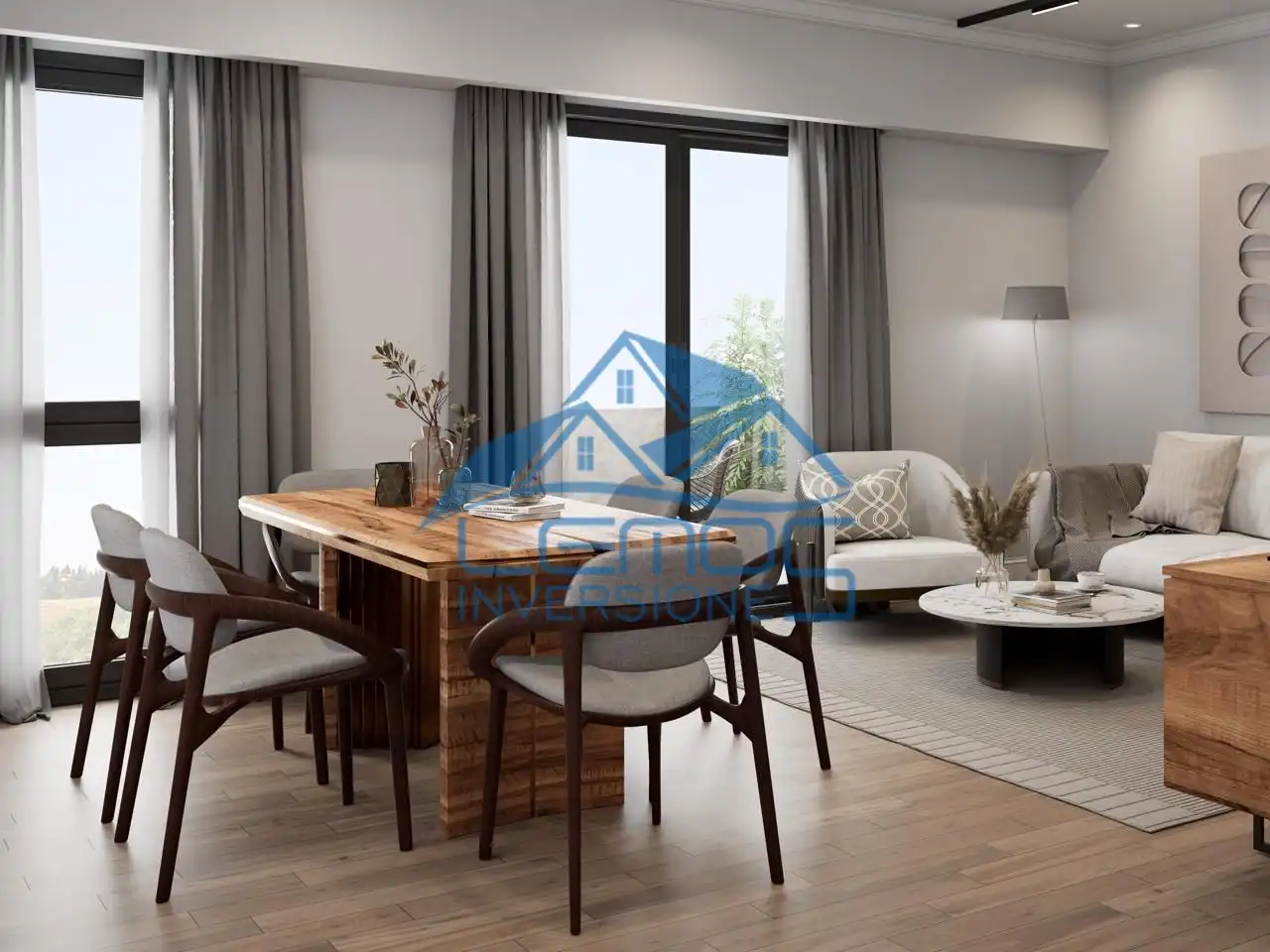 Wohnzimmer von Wohnung zum Verkauf in Chozas de Abajo mit Terrasse