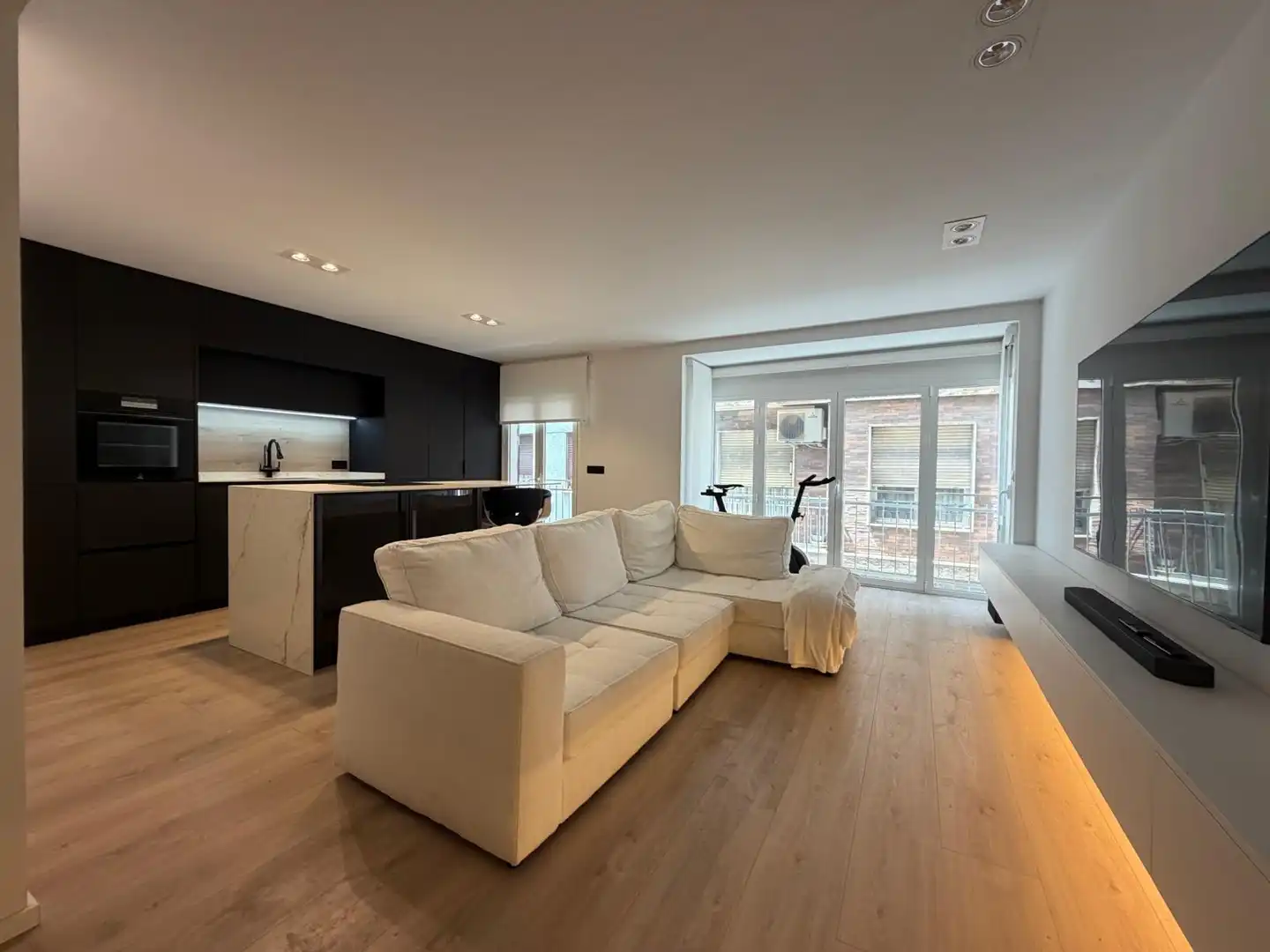 Living room of Flat for rent in Elche / Elx  with Air Conditioner, Heating and Furnished