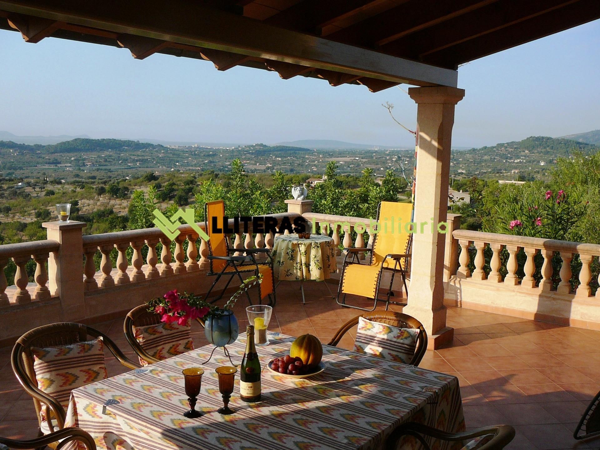 Terrasse von Country house zum verkauf in Selva mit Klimaanlage, Privatgarten und Terrasse