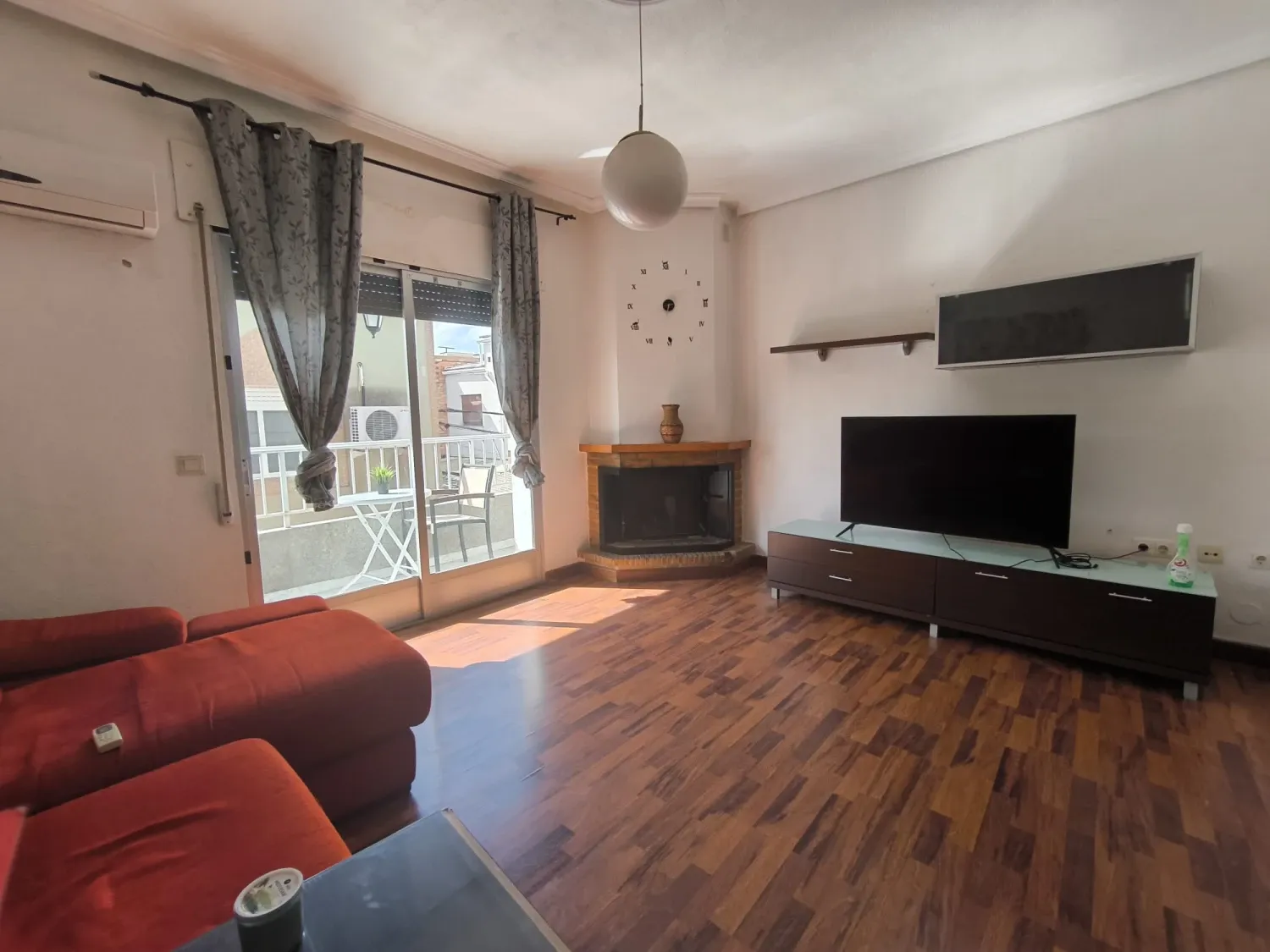 Living room of Flat for sale in  Murcia Capital  with Air Conditioner, Heating and Terrace