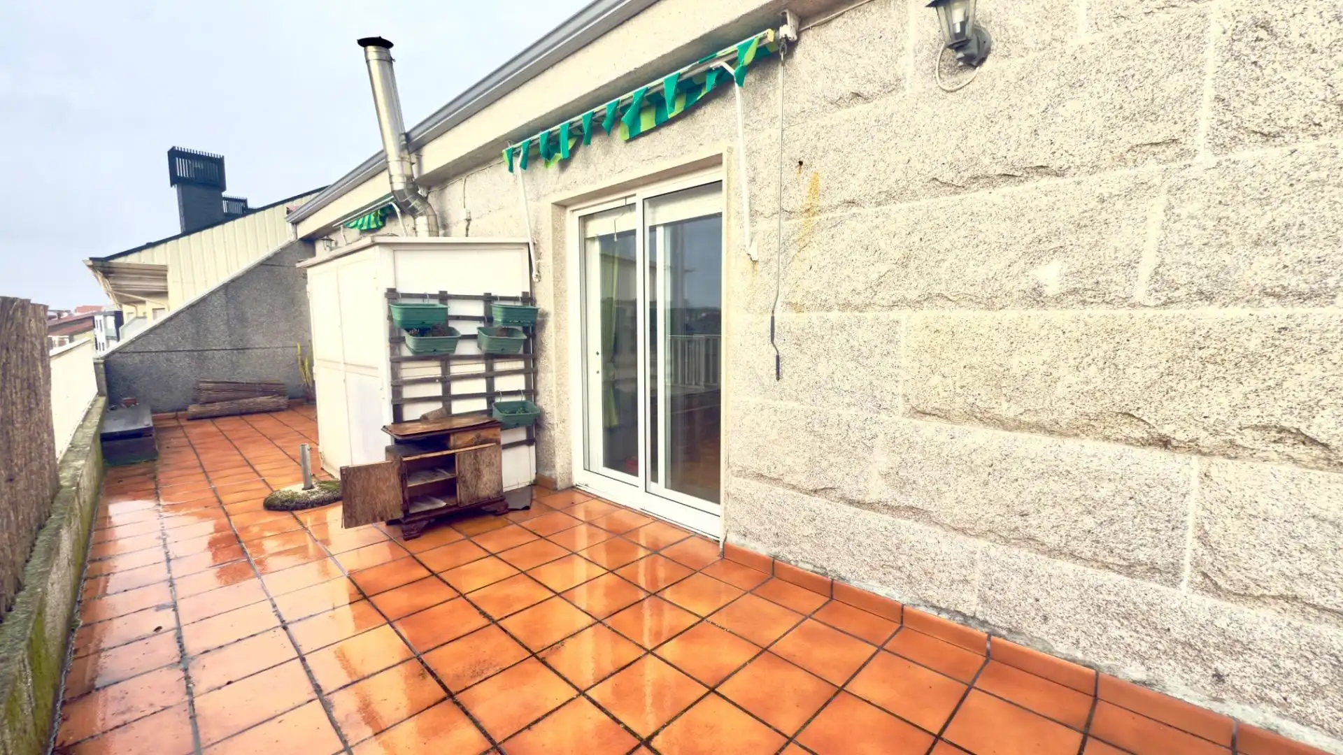Terrasse von Wohnung zum Verkauf in Xinzo de Limia mit Parkett, Terrasse und Balkon