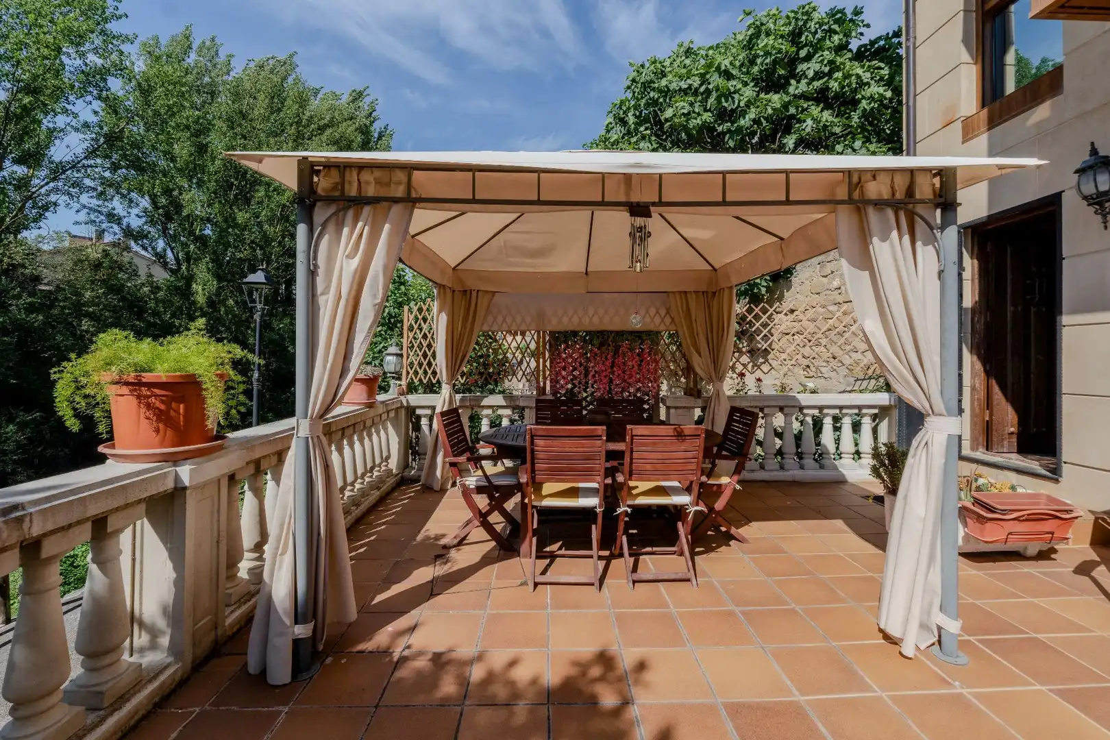 Terrassa de Finca rústica en venda en Cuzcurrita de Río Tirón amb Calefacció i Terrassa