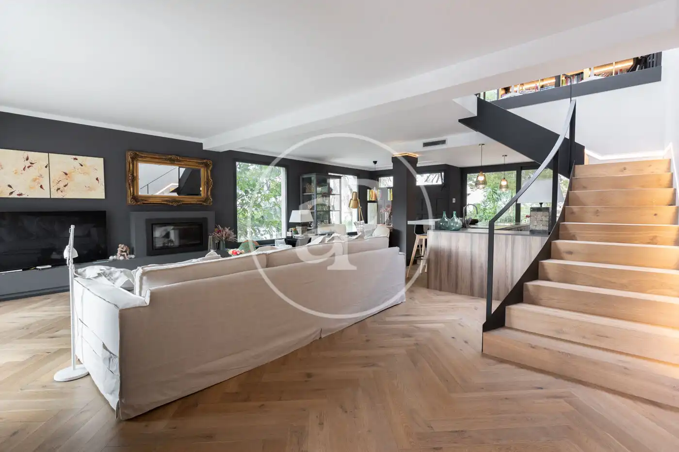 Sala de estar de Casa adosada en venta en Llucmajor con Aire acondicionado, Calefacción y Jardín privado