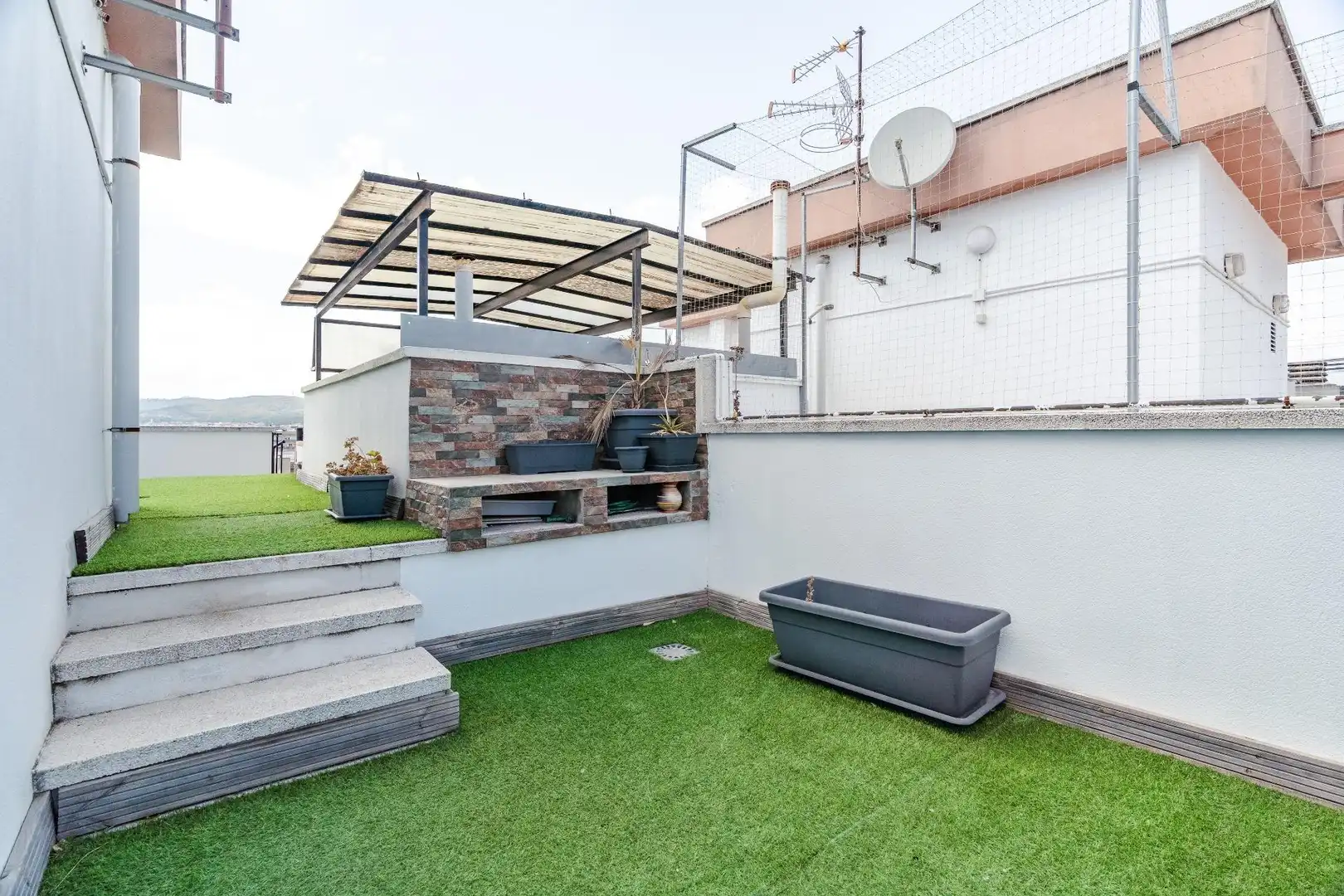 Terrasse von Dachboden zum Verkauf in El Vendrell mit Heizung, Parkett und Terrasse