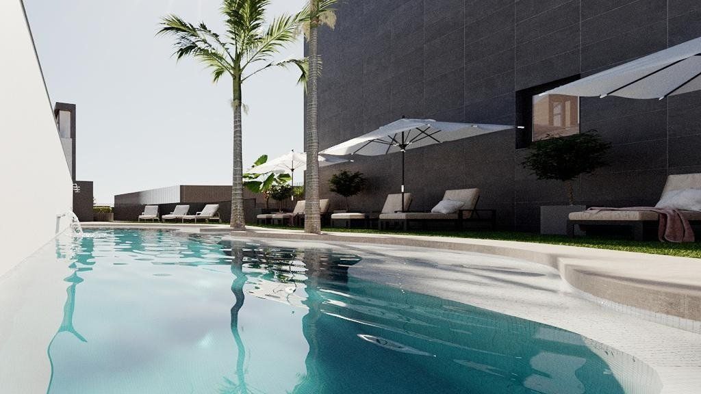Swimming pool of House or chalet for sale in  Murcia Capital  with Air Conditioner, Heating and Private garden