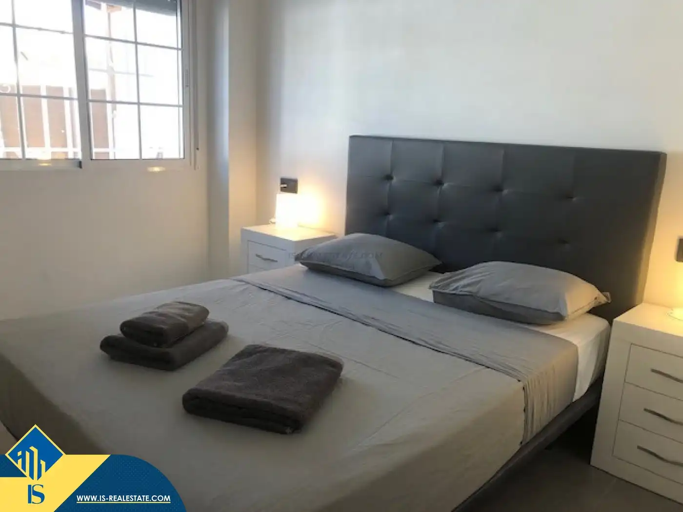 Schlafzimmer von Haus oder Chalet zur Miete in Torrevieja mit Klimaanlage, Terrasse und Schwimmbad