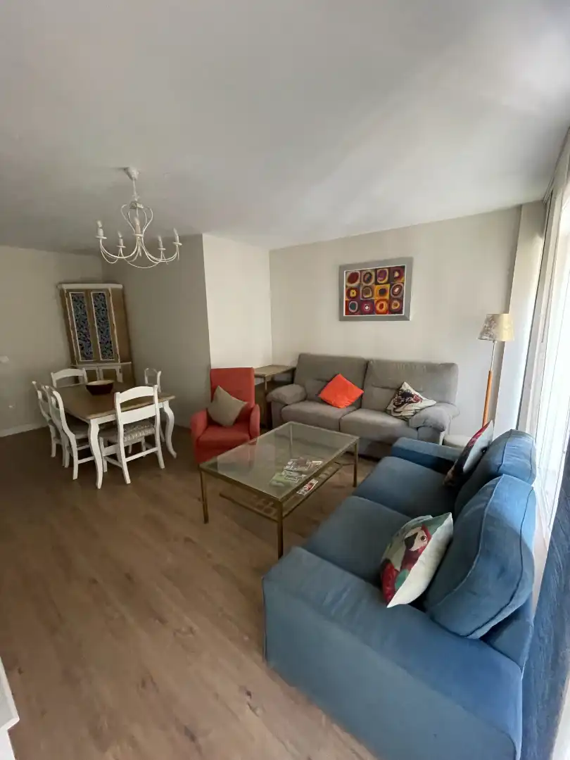 Sala d'estar de Pis per a compartir en Jerez de la Frontera amb Aire condicionat, Calefacció i Parquet