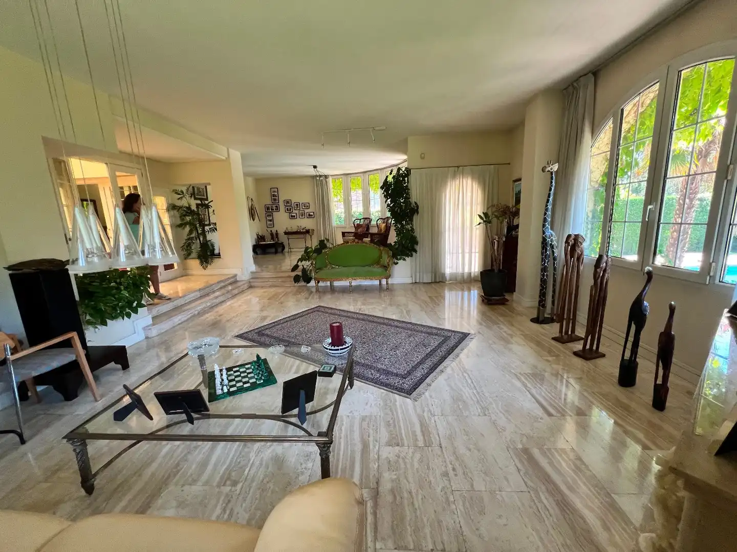Sala d'estar de Casa o xalet en venda en Villanueva de la Cañada amb Aire condicionat, Calefacció i Terrassa