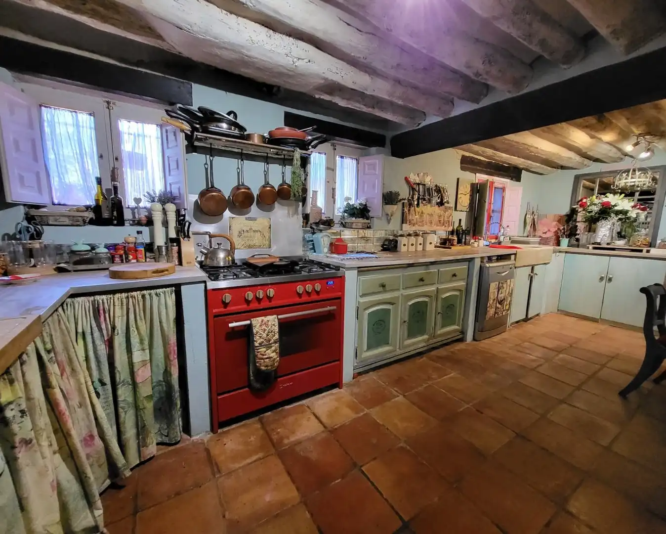 Küche von Country house zum Verkauf in L'Ametlla de Mar  mit Privatgarten, Terrasse und Abstellraum