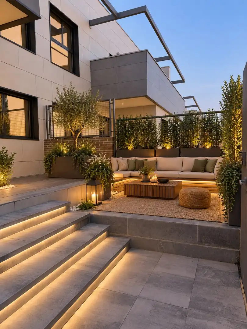 Terraza de Casa adosada en venta en Boadilla del Monte con Aire acondicionado, Calefacción y Jardín privado