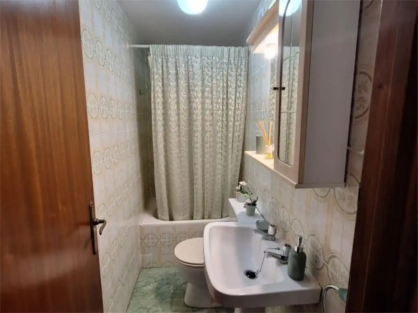 Badezimmer von Wohnung zum Verkauf in Málaga Capital mit Klimaanlage und Balkon
