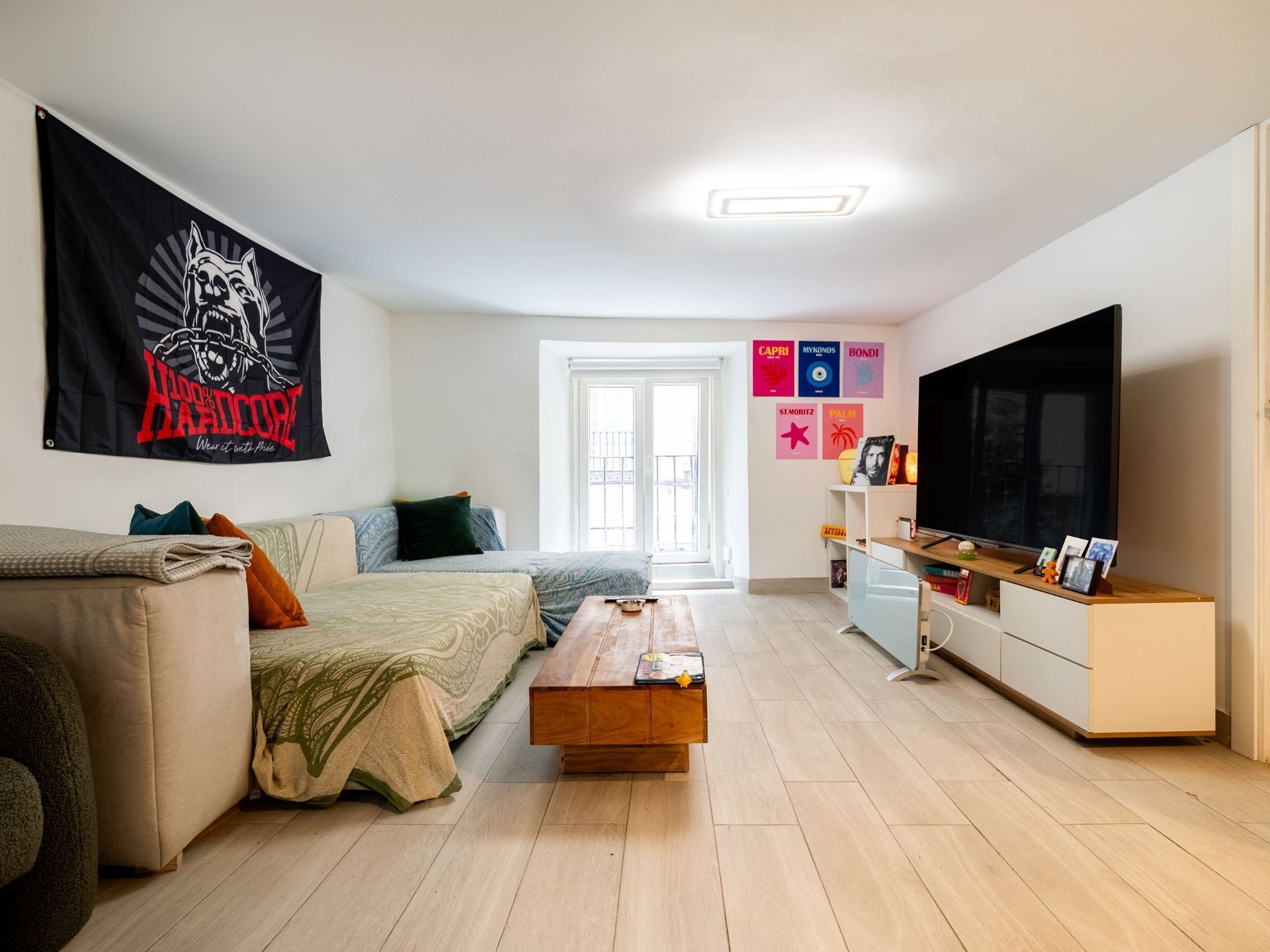 Sala de estar de Piso en venta en  Madrid Capital con Aire acondicionado, Calefacción y Amueblado