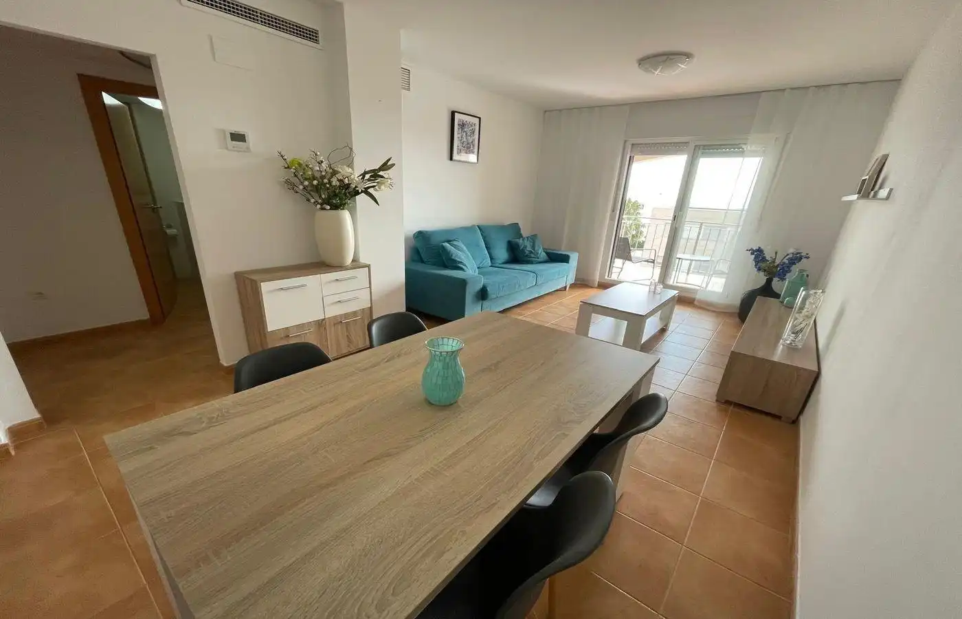 Sala de estar de Apartamento en venta en Alcanar con Calefacción, Jardín privado y Terraza