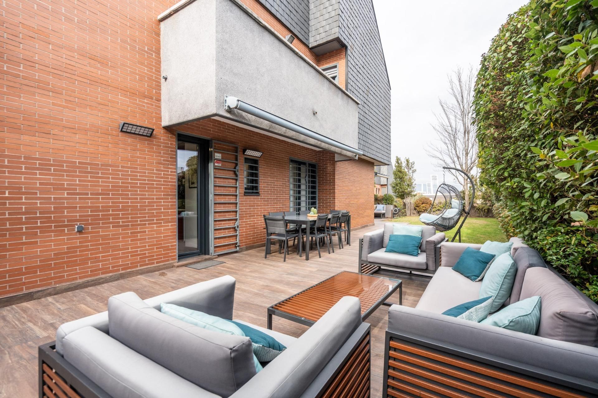 Terrace of Single-family semi-detached for sale in Las Rozas de Madrid  with Air Conditioner, Heating and Private garden