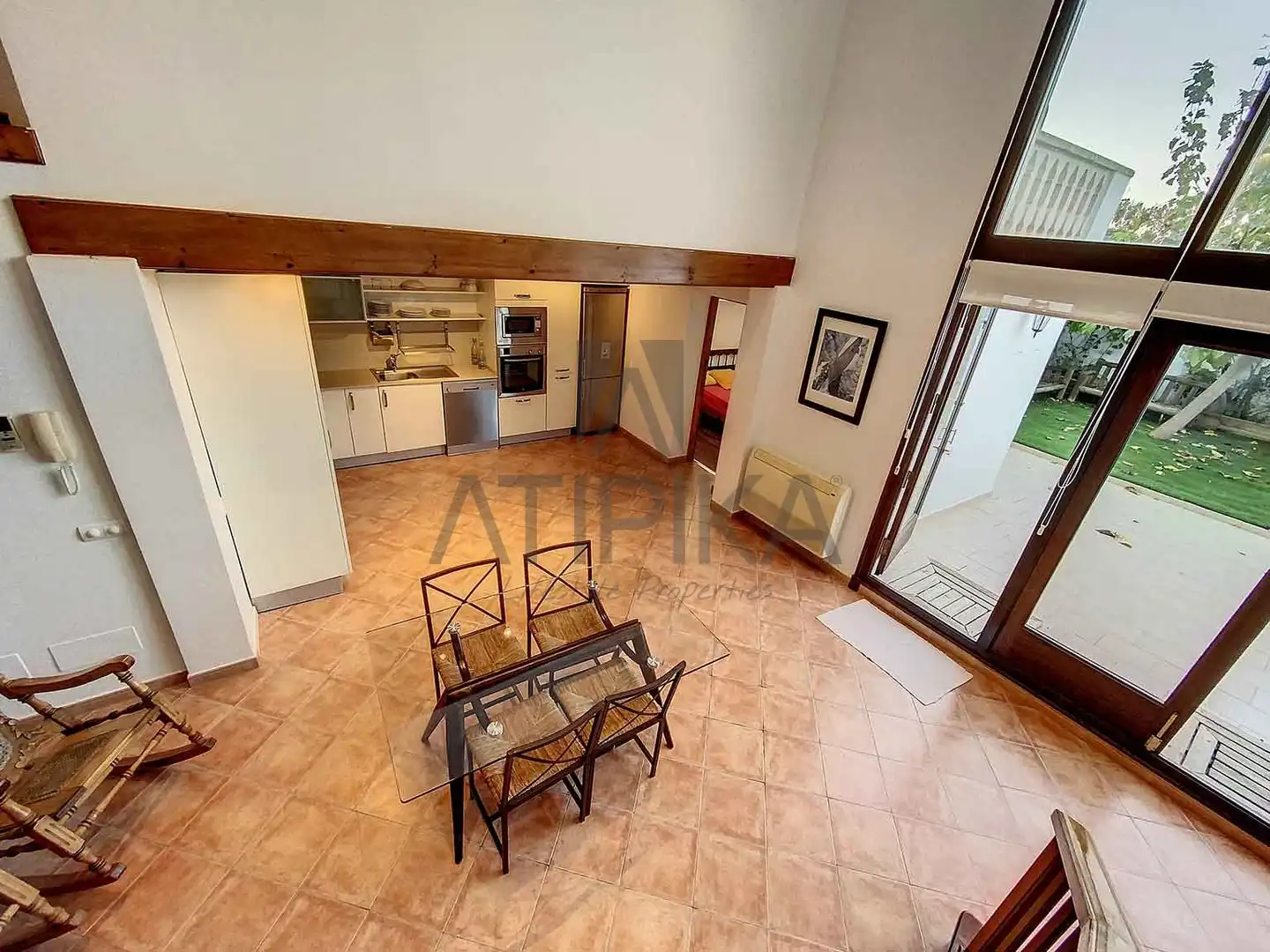 Wohnzimmer von Wohnung zum Verkauf in Sant Lluís mit Klimaanlage, Terrasse und Möbliert