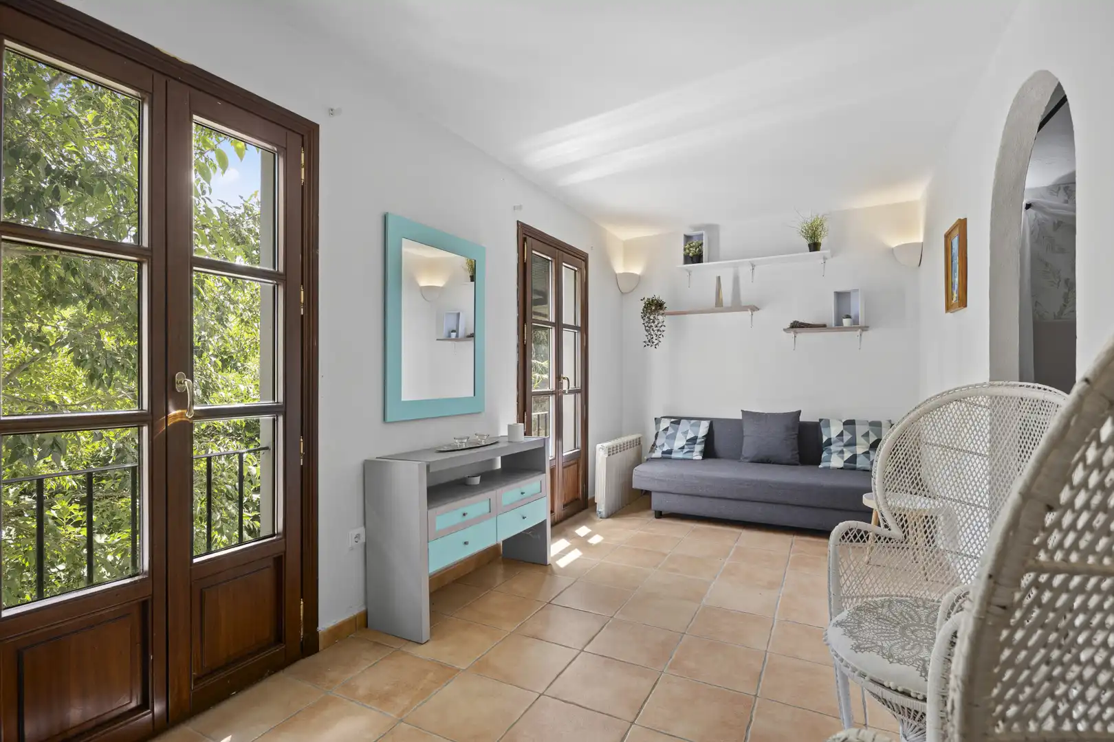 Sala de estar de Casa o chalet en venta en Gaucín con Aire acondicionado, Jardín privado y Terraza
