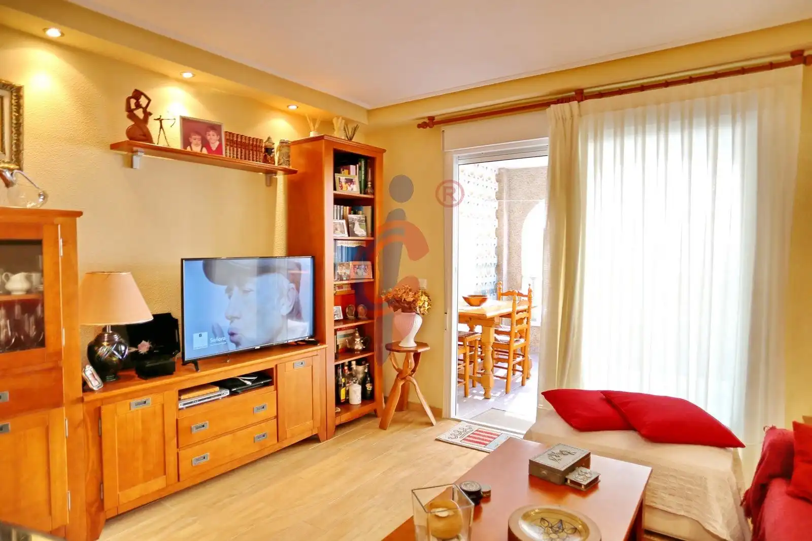 Sala de estar de Apartamento en venta en Guardamar del Segura con Aire acondicionado, Calefacción y Parquet