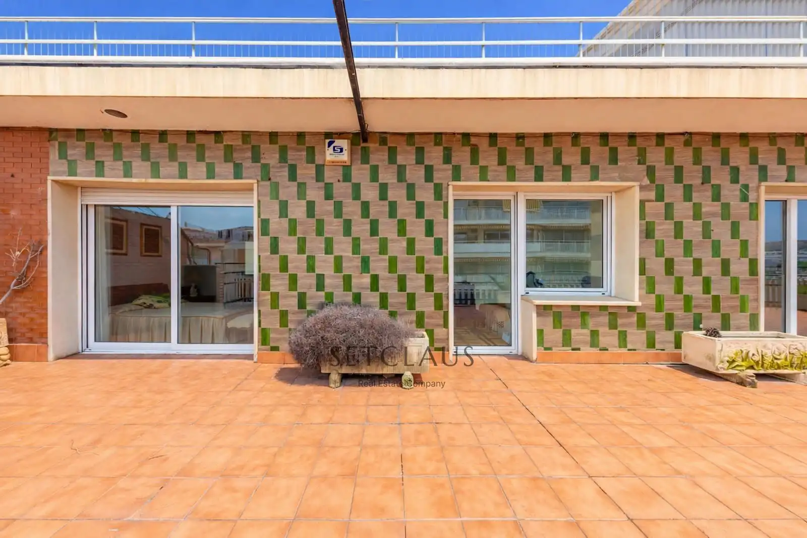 Terrasse von Dachboden zum Verkauf in Badalona mit Heizung, Terrasse und Alarm