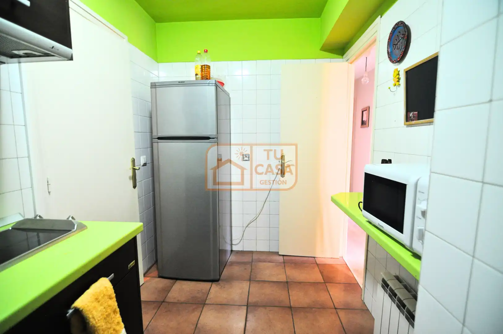 Küche von Wohnung zur Miete in Cáceres mit Heizung, Parkett und Terrasse