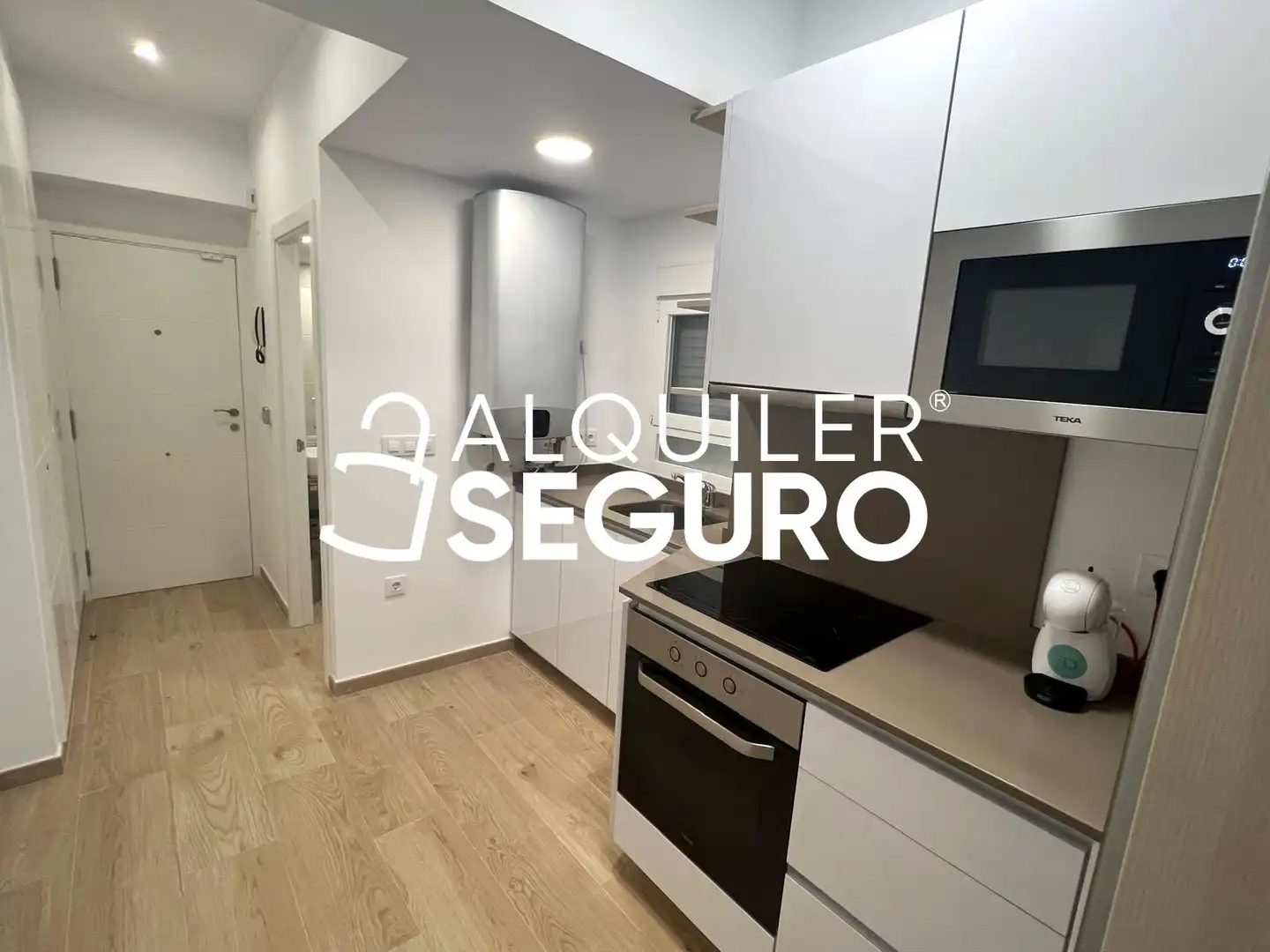 Kitchen of Flat for rent in Calpe / Calp  with Air Conditioner, Heating and Terrace